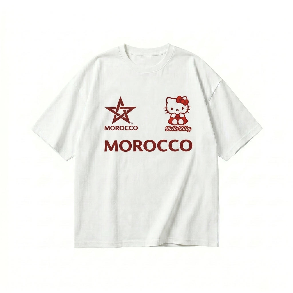 White T-shirt Dima Maghrib