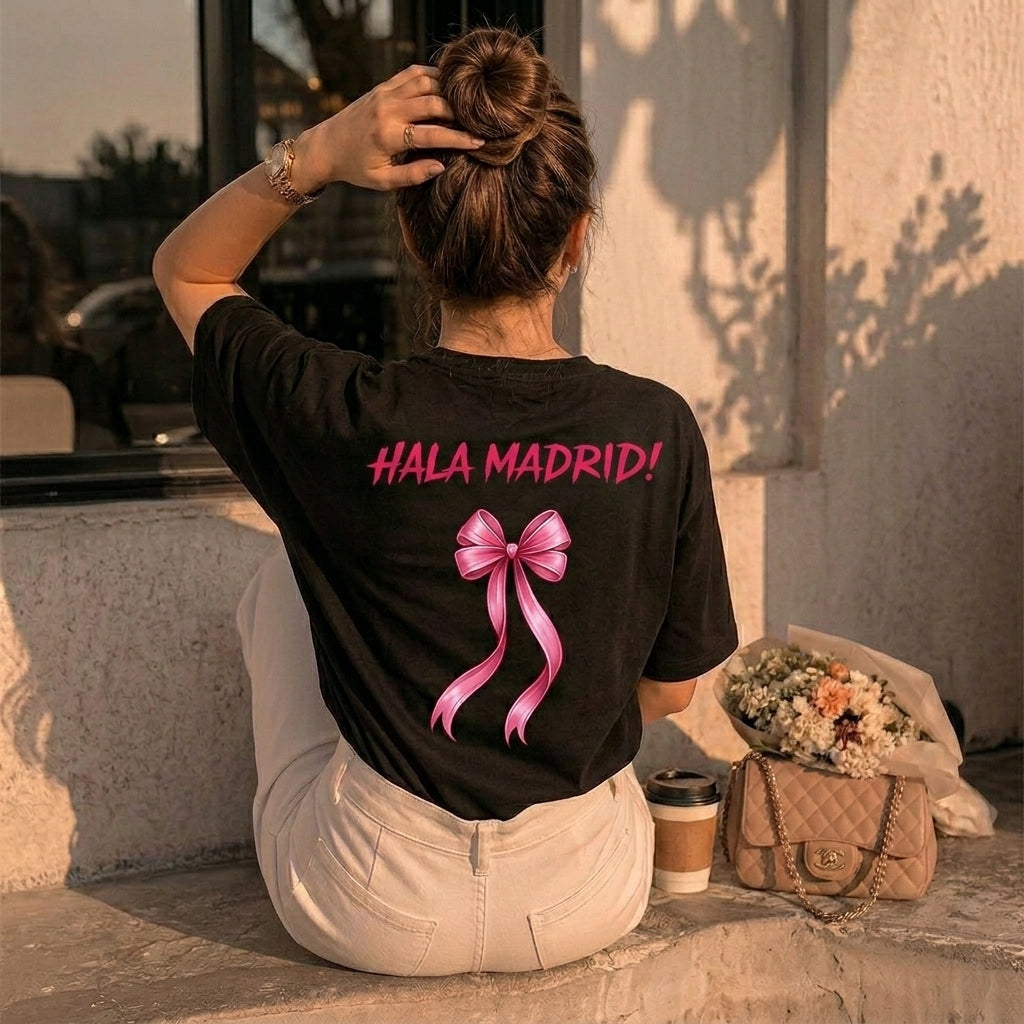 Hello Kitty Real Madrid T-Shirt Black