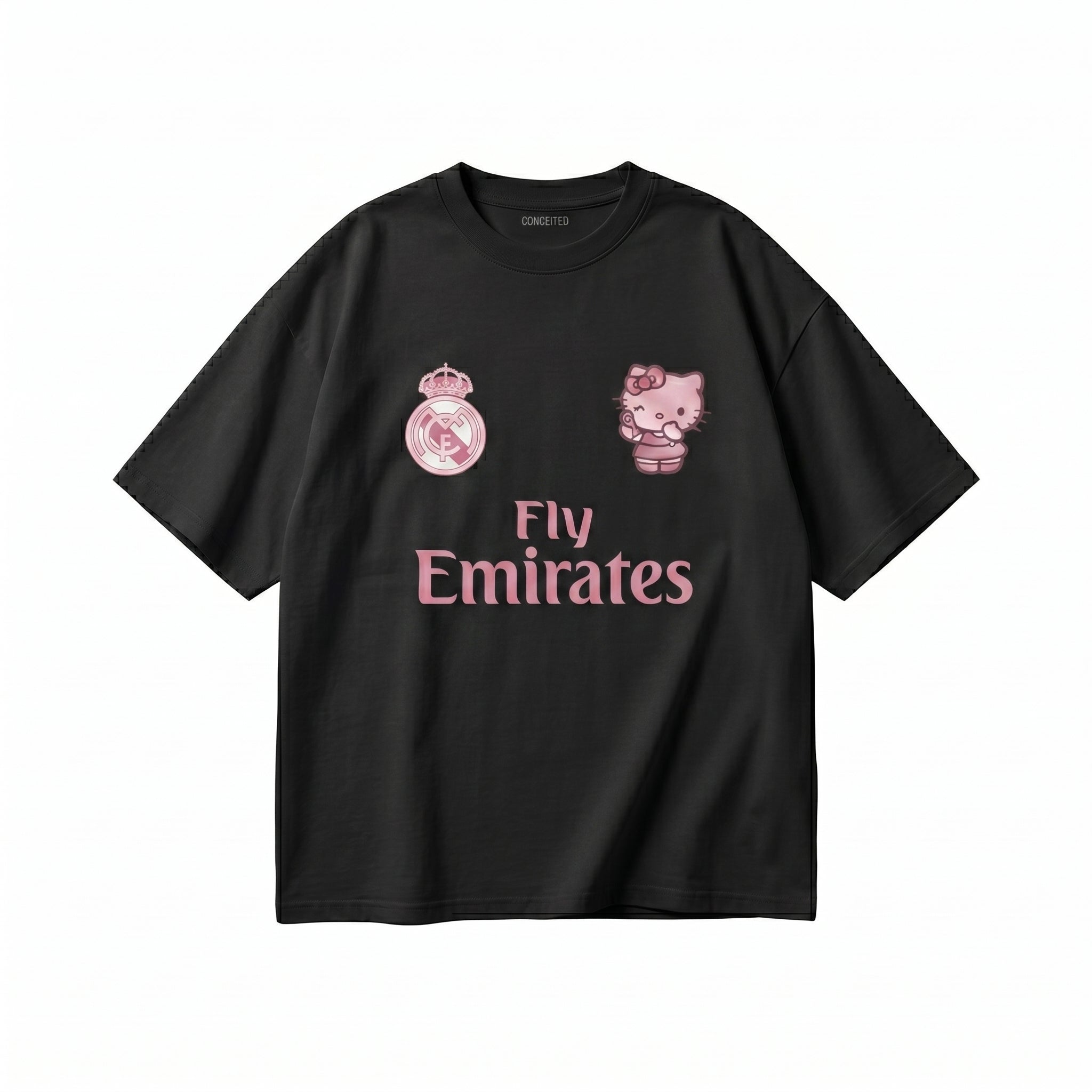 Hello Kitty Real Madrid T-Shirt Black