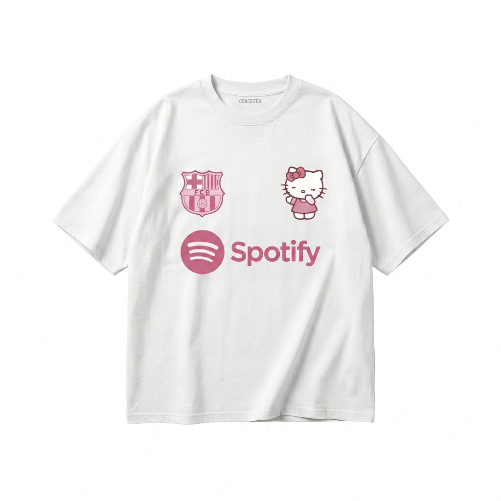 Hello Kitty Barcelone T-Shirt White