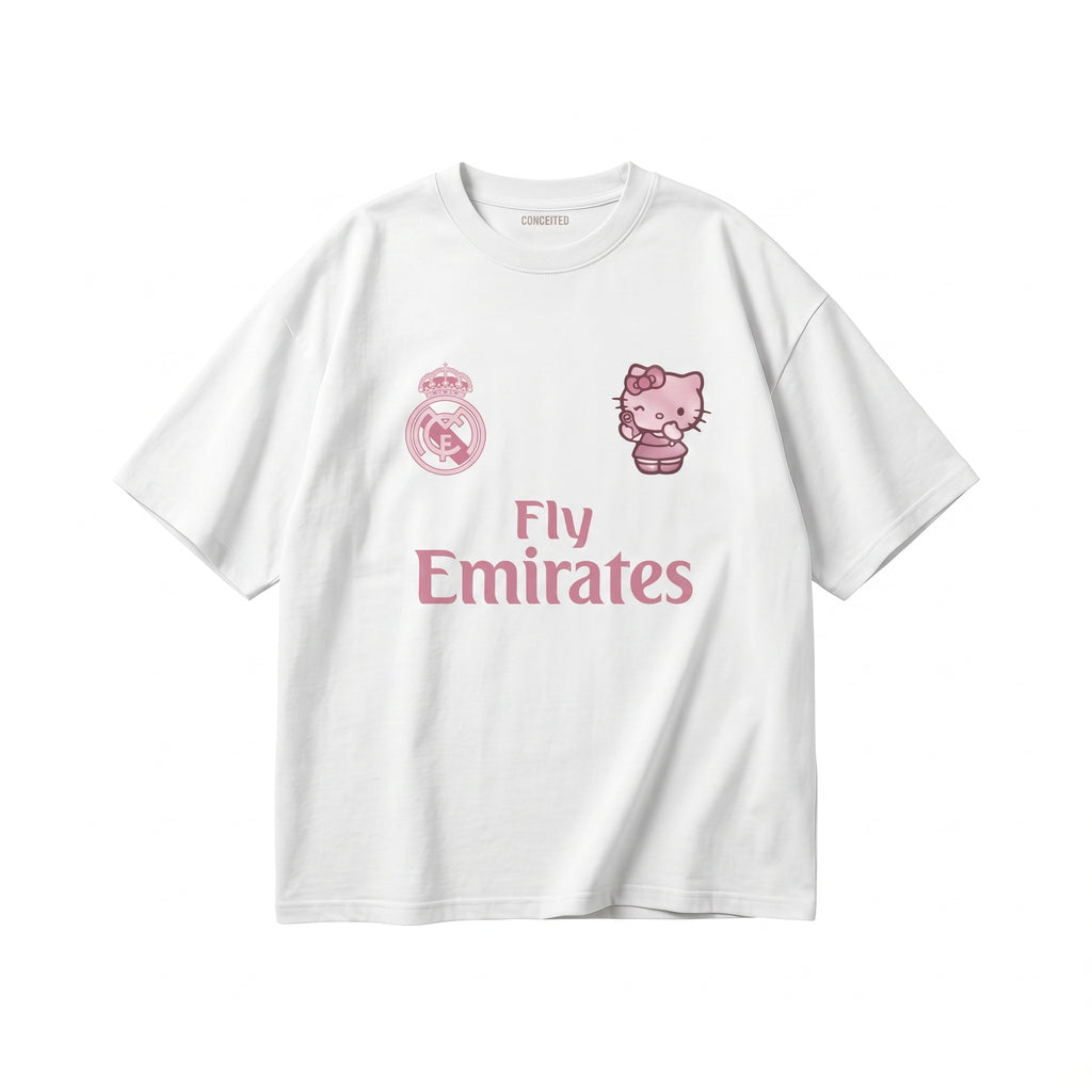 Hello Kitty Real Madrid T-Shirt White